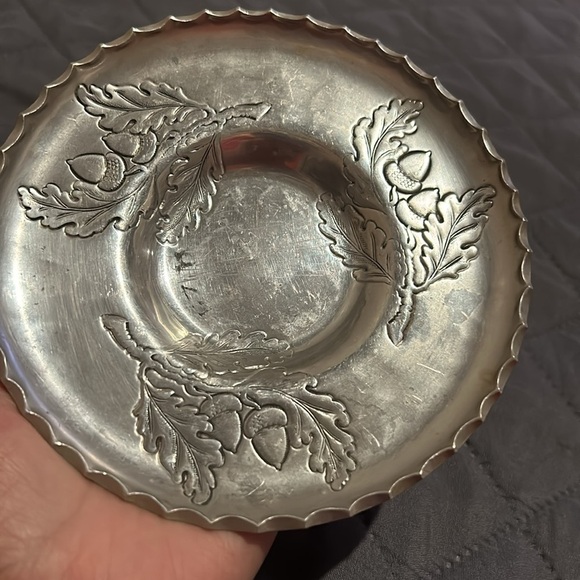 Farberware Vintage 1950s Wrought Aluminum Condiment Jar - Picture 3 of 11